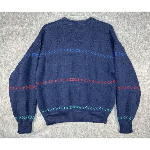 VTG Woolrich Sweater Men's Sz XL Crewneck Southwest Aztec Cabincore Grandpa - Picture 5 of 11